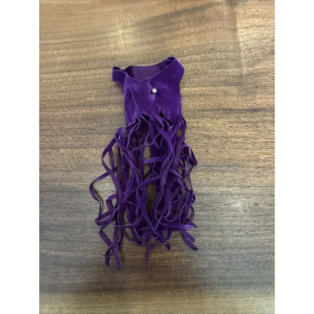 Vintage Barbie LIVE ACTION PJ Doll 1971 Purple Suede Fringe Fringed Vest